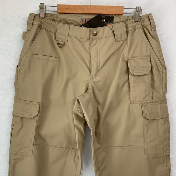 5.11 Tactical Taclite Ripstop Pant in Khaki Sz 14R - Picture 4 of 16